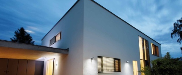 Außen­beleuchtung bei Völker Elektrotechnik in Karlstadt am Main