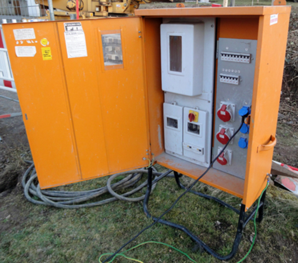 Baustromkasten bei Völker Elektrotechnik in Karlstadt am Main